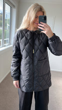 Load image into Gallery viewer, Moke Tess Women Quilt Coat - Black Apparel > Women > Clothing > Jackets > Bomber Jackets > Quilted Bomber Jackets > Moke Hyde Boutique