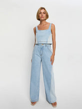 Load image into Gallery viewer, Kivari Carla Denim Jean - Two Tone Wash Hyde Boutique