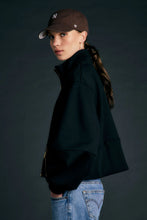 Load image into Gallery viewer, Karen Walker Runaway Zip Front Sweatshirt - Black