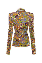 Load image into Gallery viewer, Alémais Joanna Ruched Top - Multi Arriving Next Week