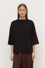 Load image into Gallery viewer, Assembly Label Max Cotton Oversized Tee - Black