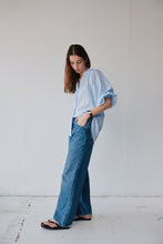 Load image into Gallery viewer, Mahsa Everyday Blouse - Boheme Stripe Blue/White