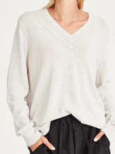 Load image into Gallery viewer, Sills Carnival V Neck Sweater - Pumice Hyde Boutique