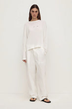 Load image into Gallery viewer, Assembly Label Slow Burn Wide Long Sleeve Tee - Antique White