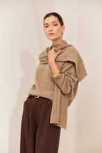 Load image into Gallery viewer, Marlow Cashmere Funnel Neck - Nutmeg Hyde Boutique