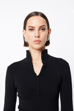 Load image into Gallery viewer, Mossman Mayfair Long Sleeve Top - Black Hyde Boutique