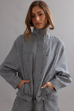 Load image into Gallery viewer, Caitlin Crisp Rover Jacket - Ink/White Gingham