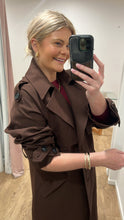 Load image into Gallery viewer, Franklin Trench Coat - Chocolate