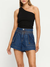 Load image into Gallery viewer, Kivari Celene Denim Short - Indigo Hyde Boutique