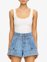 Load image into Gallery viewer, Kivari Celene Denim Short - Stonewash Blue Arriving This Week