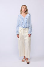 Load image into Gallery viewer, Drama The Label Amelia Blouse - Soft Blue Hyde Boutique