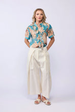 Load image into Gallery viewer, Drama the Label Wish Blouse - Aqua Bloom