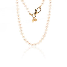 Load image into Gallery viewer, Silk &amp; Steel Perla Necklace - Pearl/Gold  Hyde Boutique   
