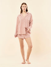 Load image into Gallery viewer, Papinelle x Karen Walker Monogram Tiles LS Boxer PJ - Rose