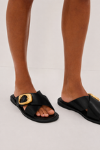 Load image into Gallery viewer, Alias Mae Elle Sandal - Black Burnished - Black Hyde Boutique