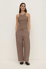 Load image into Gallery viewer, Assembly Label Tabitha Rib Tank - Dark Sand