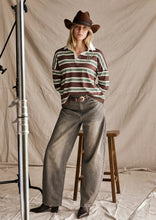 Load image into Gallery viewer, FAR MER. by Whitney Jersey - Green/Choc Hyde Boutique