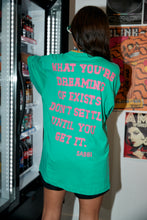 Load image into Gallery viewer, Sabbi The Very Oversized Self Love Club Tee - Green Hyde Boutique