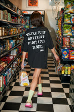 Load image into Gallery viewer, Sabbi The Very Oversized Self Love Club Tee - Black Hyde Boutique