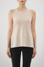 Load image into Gallery viewer, Aleger N.2140 Cashmere Blend Beach Tank - Prosecco Hyde Boutique