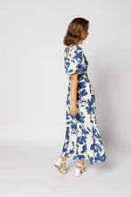 Load image into Gallery viewer, Drama The Label Halo Dress - Blue Flower Apparel > Women > Clothing > Dresses > Midi Dresses > Drama The Label Hyde Boutique