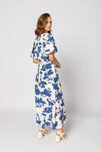 Load image into Gallery viewer, Drama The Label Halo Dress - Blue Flower Apparel > Women > Clothing > Dresses > Midi Dresses > Drama The Label Hyde Boutique