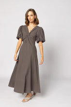 Load image into Gallery viewer, Drama The Label Halo Dress - Mayan Chocolate Apparel > Women > Clothing > Dresses > Midi Dresses > Drama The Label Hyde Boutique