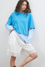 Load image into Gallery viewer, Commonplace Blue Crush LS Tee - Bright Blue Hyde Boutique