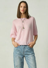 Load image into Gallery viewer, Aleger 273 Cashmere Featherweight Top - Pearl Pink Apparel > Women > Clothing > Knitwear > Knit Tops > Cashmere Knit Tops > Aleger Hyde Boutique