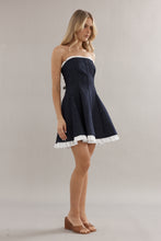 Load image into Gallery viewer, Caitlin Crisp Frilly Charleston Mini - Indigo