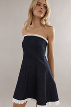 Load image into Gallery viewer, Caitlin Crisp Frilly Charleston Mini - Indigo
