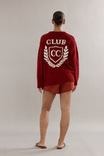 Load image into Gallery viewer, Caitlin Crisp Club CC Varsity Crew - Red