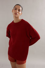 Load image into Gallery viewer, Caitlin Crisp Club CC Varsity Crew - Red