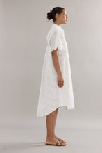 Load image into Gallery viewer, Caitlin Crisp Mackenzie Shirt Dress - White Broderie Hyde Boutique