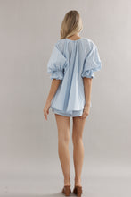 Load image into Gallery viewer, Caitlin Crisp Horizon Top - Blue