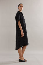 Load image into Gallery viewer, Caitlin Crisp Mackenzie Shirt Dress - Black Broderie Hyde Boutique