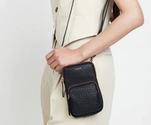 Load image into Gallery viewer, SABEN Nikko Pocket Phone Sling - Black Bubble Hyde Boutique
