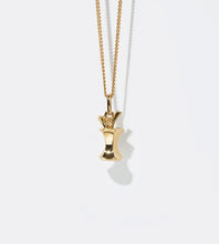 Load image into Gallery viewer, Meadowlark Apple Core Charm Necklace - Stirling Silver