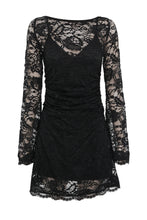 Load image into Gallery viewer, Mossman Laced In Love Mini Dress - Black Hyde Boutique