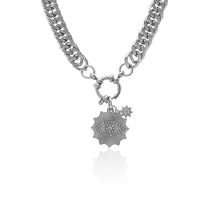 Load image into Gallery viewer, Silk and Steel Nova Necklace - Silver Arriving Friday Hyde Boutique