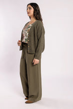 Load image into Gallery viewer, Drama The Label Taffy Cardi - Olive Green Hyde Boutique
