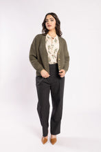 Load image into Gallery viewer, Drama The Label Taffy Cardi - Olive Green Hyde Boutique