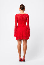 Load image into Gallery viewer, Mossman Laced In Love Mini Dress - Red Hyde Boutique