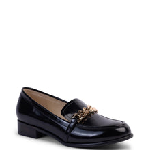 Load image into Gallery viewer, Kathryn Wilson Polly Loafer - Black Hi-Shine Hyde Boutique
