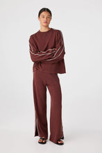 Load image into Gallery viewer, Arcaa Pippa Long Sleeve Top - Merlot/Cream Hyde Boutique
