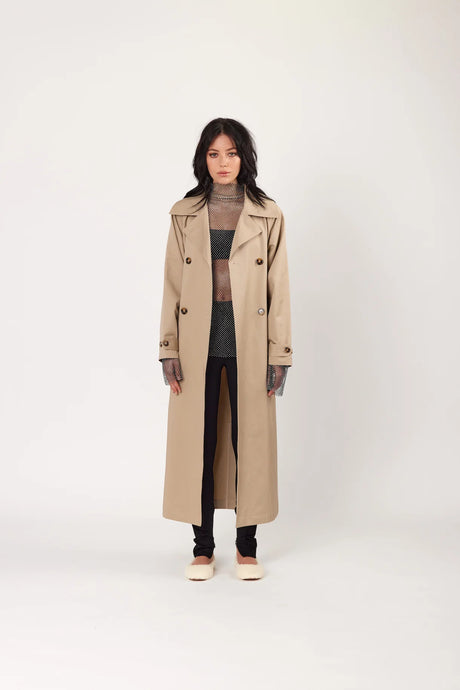 Remain Jones Trench - Oat  Hyde Boutique   