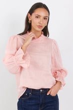 Load image into Gallery viewer, Among The Brave Occasion Shirred Neck Top - Blush Apparel > Women > Clothing > Tops > Short Sleeve Tops > Ivy Jack Hyde Boutique