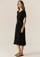 Load image into Gallery viewer, Pol Faire Belt Dress - Black Apparel > Women > Clothing > Dresses > Midi Dresses > Pol Hyde Boutique