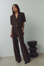 Load image into Gallery viewer, Noella New Darryl High Waisted Pant - Chocolate Arriving Start August