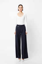 Load image into Gallery viewer, Mossman Vanderbilt Pant - Navy Pinstripe Hyde Boutique